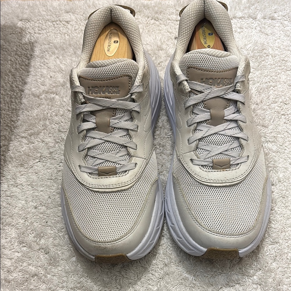 Hoka One One Men's Beige Sneakers